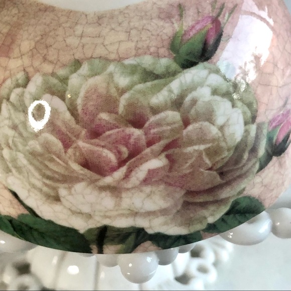 Northamptonshire England Antique Rose Fine Bone China TeaCup & Saucer - Picture 4 of 9